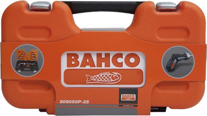 Productafbeelding Bahco Pistoolgreep Ratelset (5, T40, T10, T15, T25, T20, HEX5, SL6, T27, T30, PH3, PZ3, HEX3, HEX4)