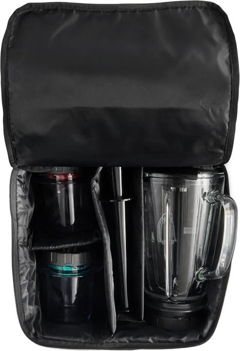 Actual product image Moulinex 3-Accessory Set with Blender, Mini Chopper, and Grinder in Storage Case