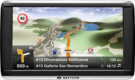 Navigon 72 Premium, Bluetooth, TMC, European maps