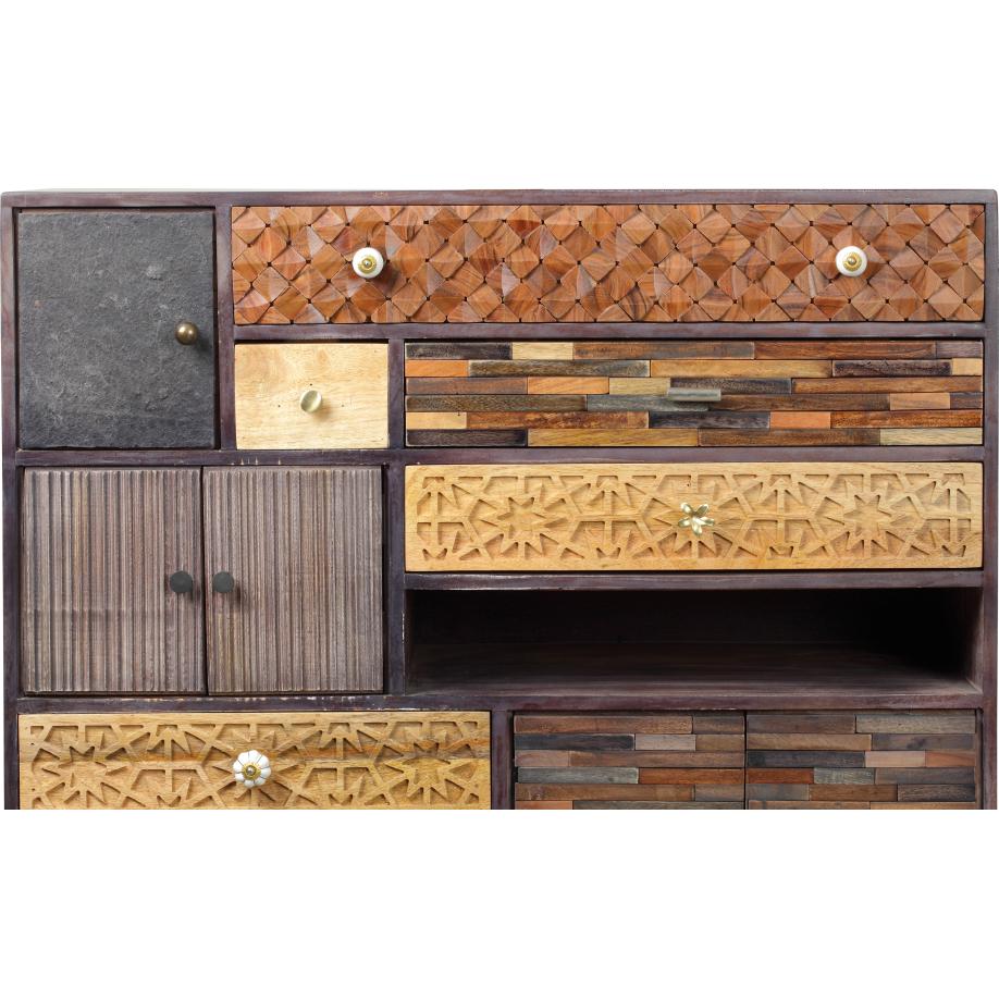 Thumbnail - Garden Pleasure, Kommode + Sideboard, Unsere Kommode TOBOL mit ihrer ausdrucksstarken Optik (Unikat-Look) aus mehreren M...