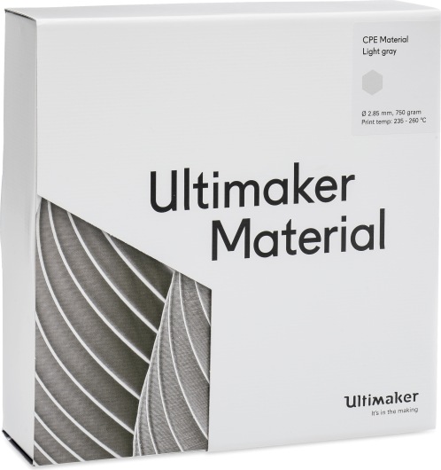 Produktbild Ultimaker Cpe (CPE, 2.85 mm, 750 g, Grau)