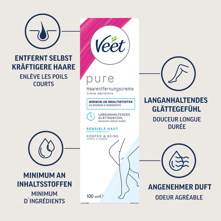 Produktbild Veet Silk & Fresh (100 ml, 1 x, 143 g)