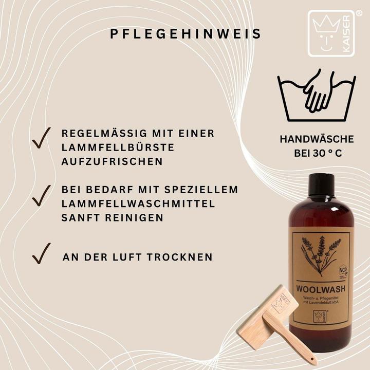 Actual product image Kaiser Baby Kaiser Lammfell Fusssack Coosy, ginger