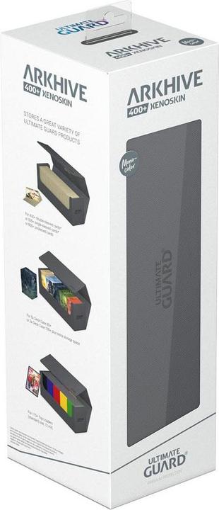 Image du produit Ultimate Guard Boîte à cartes XenoSkin Arkhive Monocolor 400+ Gris