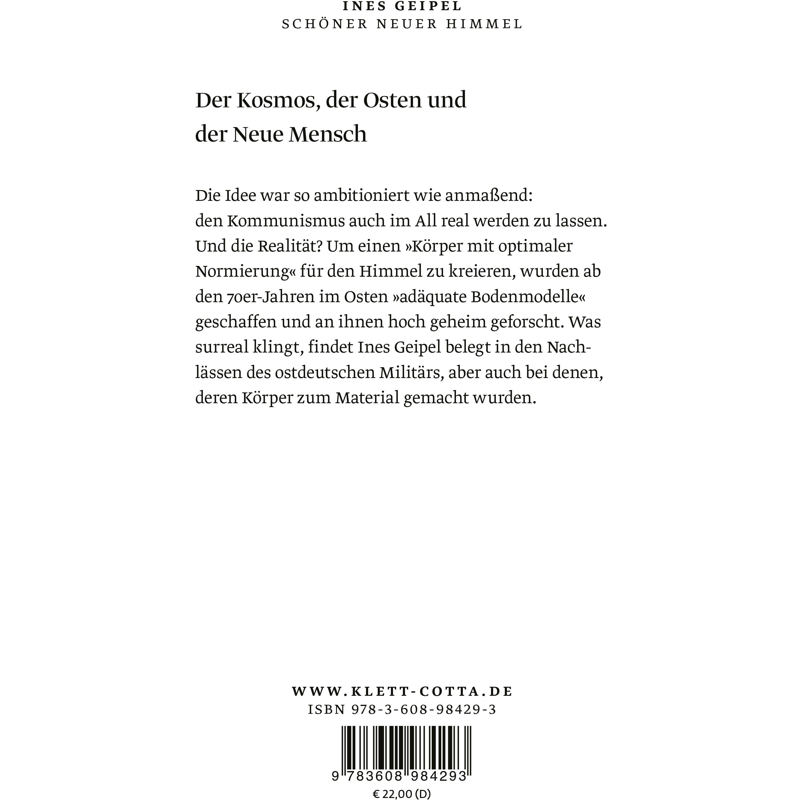 Thumbnail - Schöner Neuer Himmel, Fachbücher von Ines Geipel