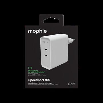 Image du produit mophie Adaptateur Secteur USB-C PD 100W (100 W, 2 ports)