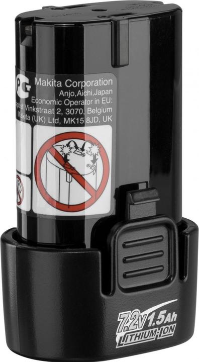 Actual product image Makita Battery BL7015 (7.2V, 1.5Ah, Li-Ion) (7.2 V)