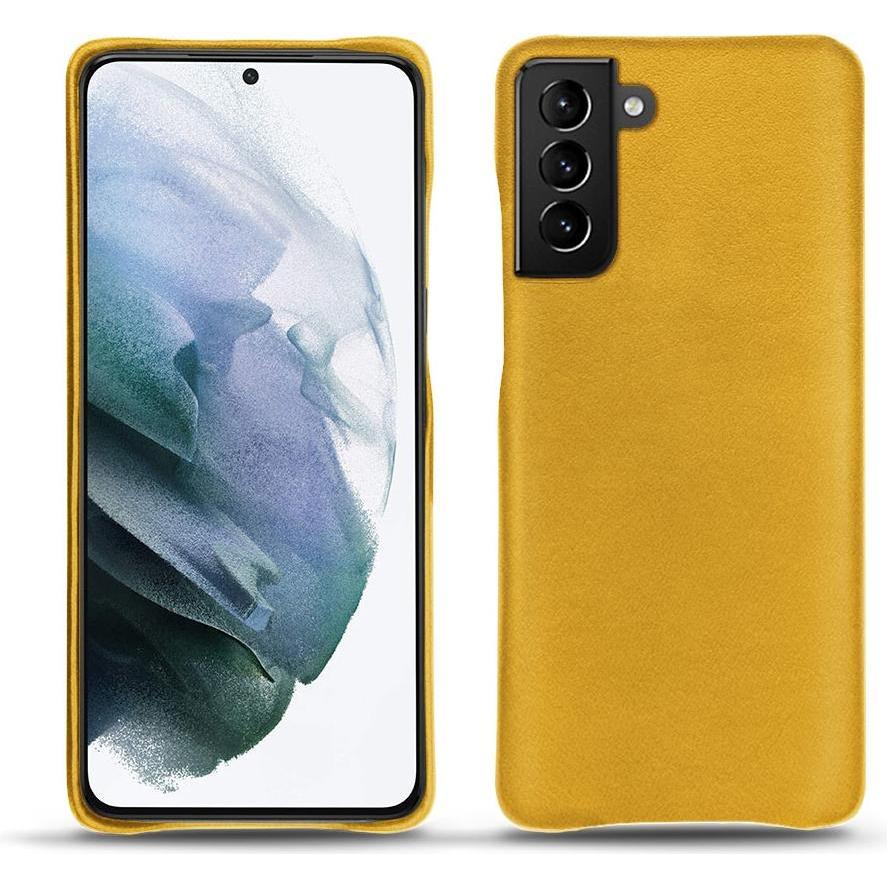 Noreve Lederschutzhülle (Samsung Galaxy S21+), Smartphone Hülle, Orange