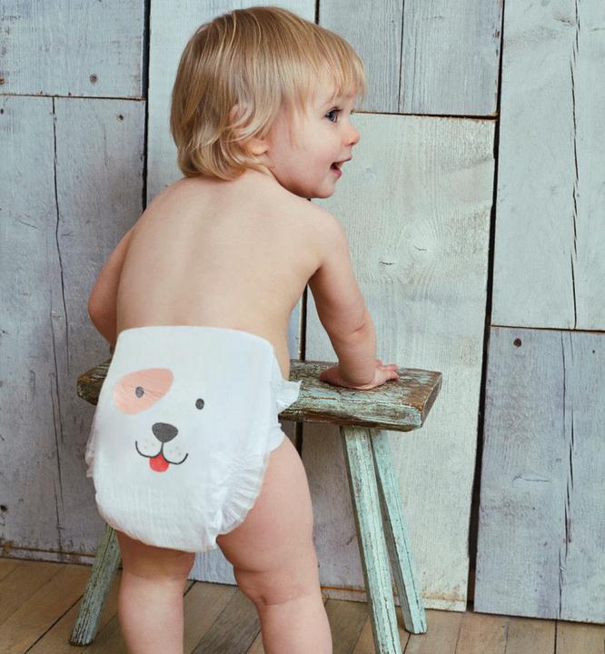 Actual product image Kit & Kin Nappies (Size 2, Pack, 40 Piece)