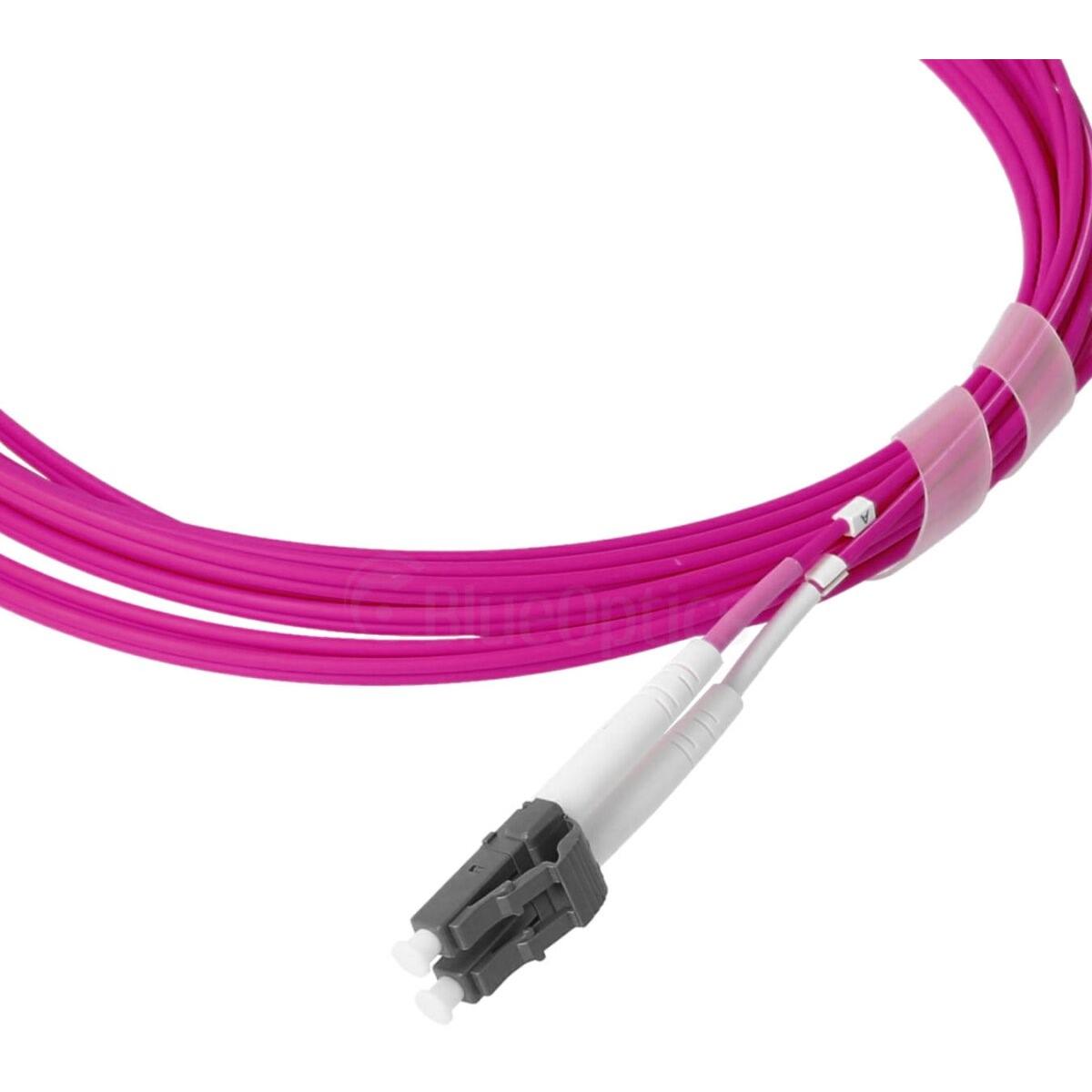 Thumbnail - BlueOptics Duplex LWL Patchkabel LC-FC Multimode OM4 0.5 Meter (0.50 m), Netzwerkkabel