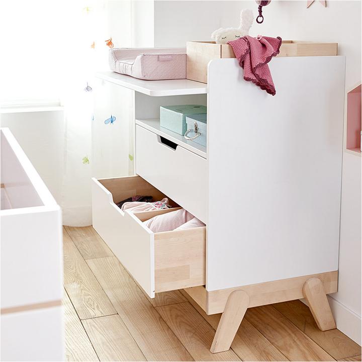 Image du produit Lifetime Kidsrooms Commode à langer avec 2 tiroirs