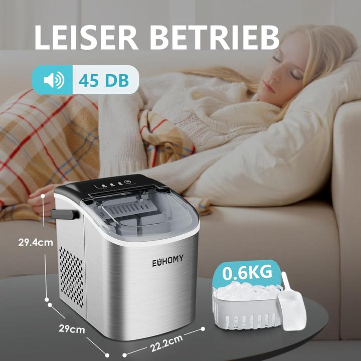Produktbild Euhomy Eiswürfelmaschine