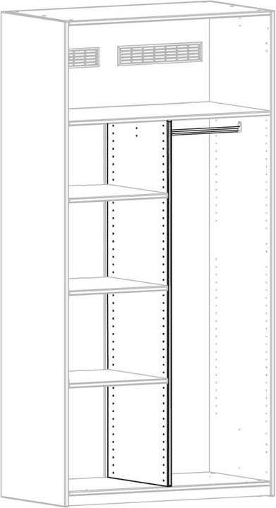 Produktbild Lifetime Kidsrooms Trennwand fuer Schrankelement (200 cm)