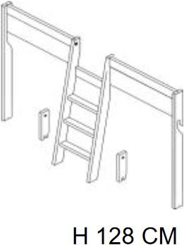 Lifetime Kidsrooms Ladder + parts for 4 in 1 bed
