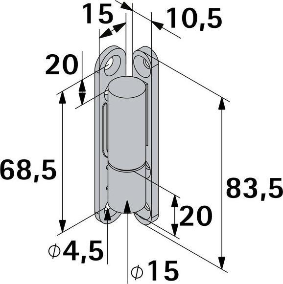 Actual product image Hettich Renovierband wartungsfrei 15x83,5mm verzinkt, 2 St.