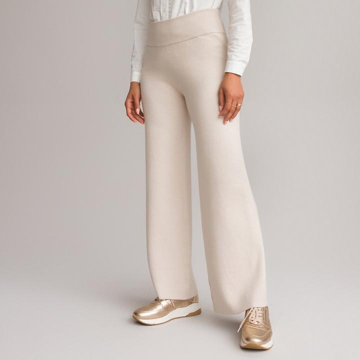 Actual product image Anne Weyburn Wide knit trousers (48)