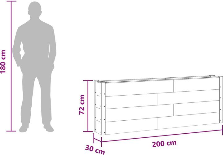 Produktbild vidaXL Garten-Pflanzgefäss