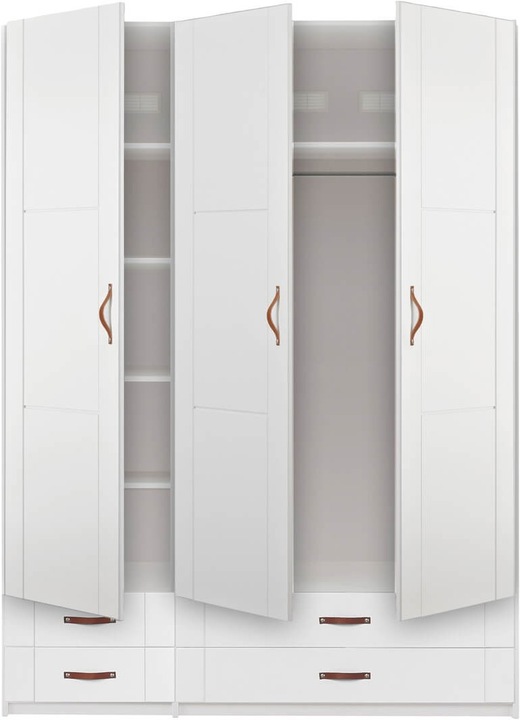 Immagine prodotto Lifetime Kidsrooms Armadio 1 con 3 porte e 4 cassetti (150 cm)
