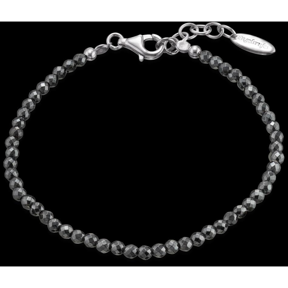 Engelsrufer, Armschmuck, Armband Hämatit, (Silber, Stein)