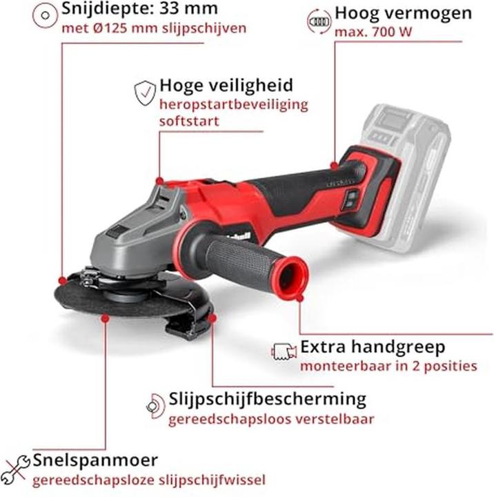 Produktbild Einhell AXXIO 18/125 Q Solo (125 mm)