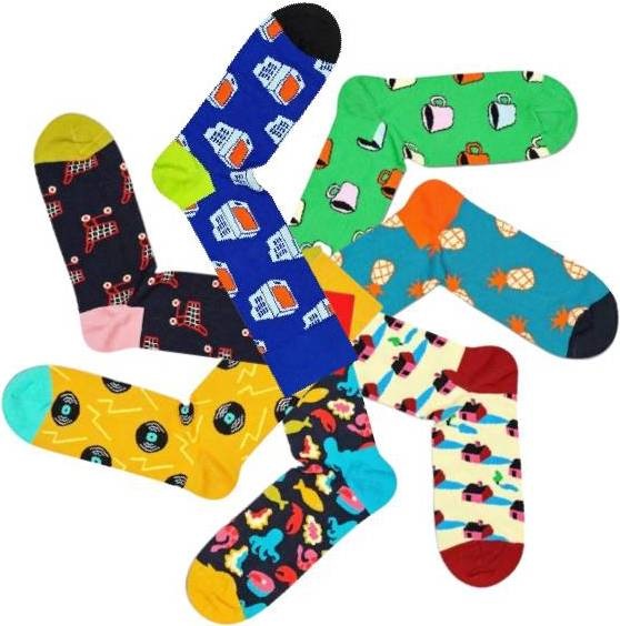 Actual product image Happy Socks 7 Days A Week Gift Set (pack of 7, 41 - 46)