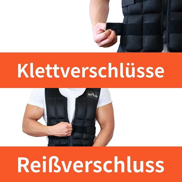 Produktbild DH FitLife Gewichtsweste, 20.0 Kilogramm