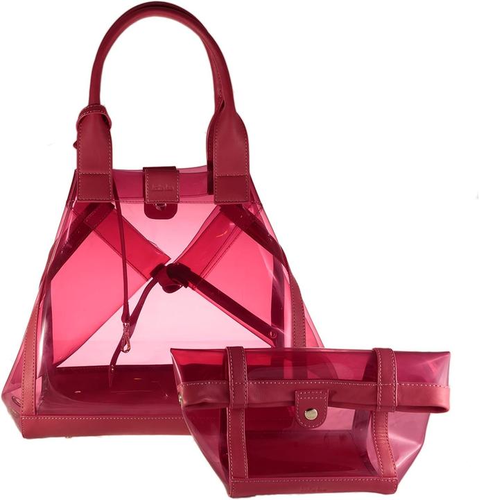 Productafbeelding Kate Moss Roze tas Daliane dames, leer, sluiting, vakken