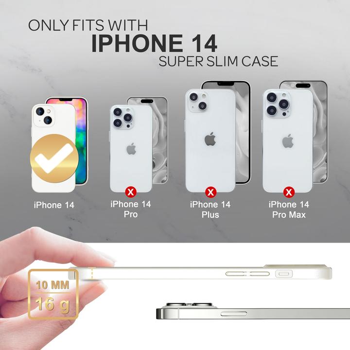 Image du produit Nalia Étui pour téléphone portable extra-fin (Apple iPhone 14)