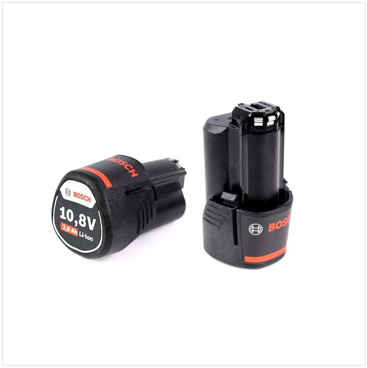 Produktbild Bosch Professional Bosch Starter-Set 10,8 V mit 2 x 10,8V 2 Ah / 2000 mAh Lithium-Ion Professional Akku 2607336879 (10.8 V)