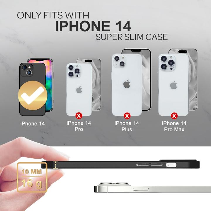 Image du produit Nalia Étui pour téléphone portable extra-fin (Apple iPhone 14)