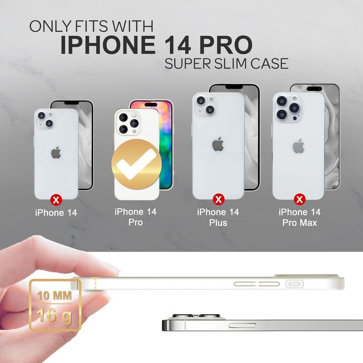 Image du produit Nalia Étui pour téléphone portable extra-fin (Apple iPhone 14 Pro)