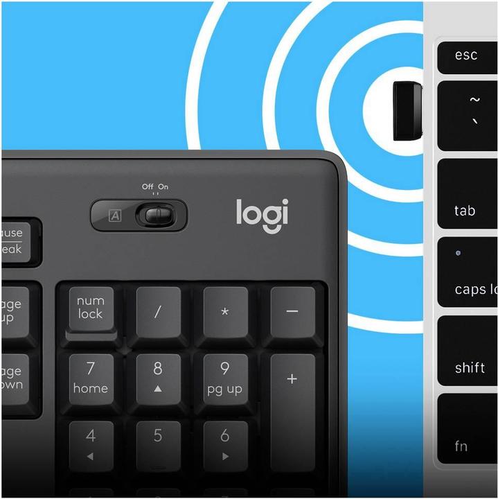 Actual product image Logitech MK295 Silent (Eng. Int., Wireless)