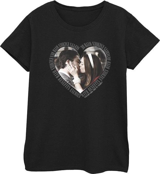 Gossip Girl Chuck And Blair Heart TShirt (XXL)