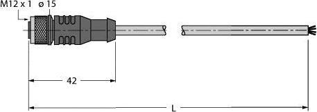 Turck RFID-Leitung (5 m)