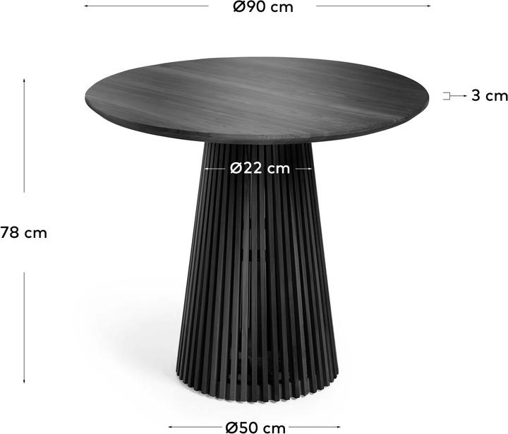 Immagine prodotto Kave Home Jeanette (90 x 90 x 78 cm)