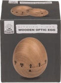 Actual product image Ootb Minute minder, egg in wood look, approx. 7 x 6 cm