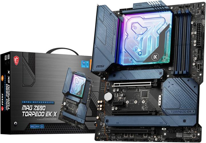 Productafbeelding MSI MAG Z690 Torpedo EK X, Intel Z690 moederbord - Socket 1700 (LGA 1700, Intel Z690 (DDR5), ATX)