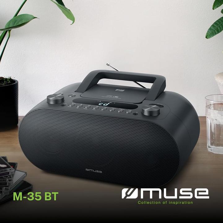 Image du produit Muse M-35 BT Radio portable avec Bluetooth et port USB (FM, PLL, Bluetooth)