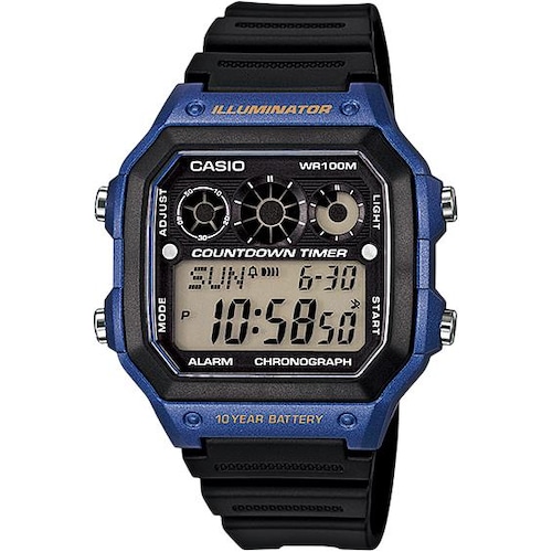 Casio, Armbanduhr, Collection, (Digitaluhr, Chronograph)