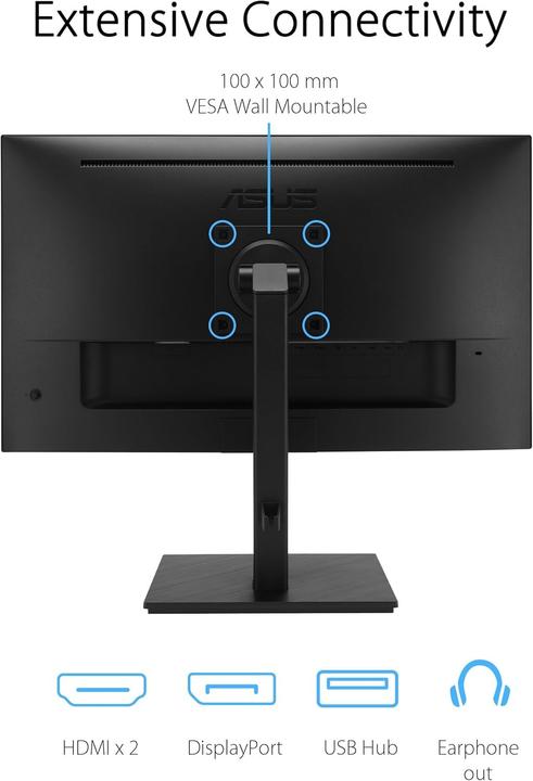 Produktbild ASUS VA27UQSB (3840 x 2160 Pixel, 27")