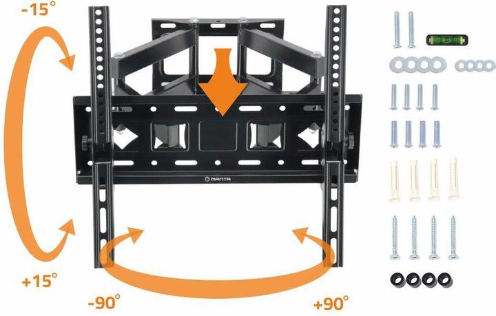 Image du produit Manta P60 pour 26-65 (Mur, 40 kg, 26" - 65")