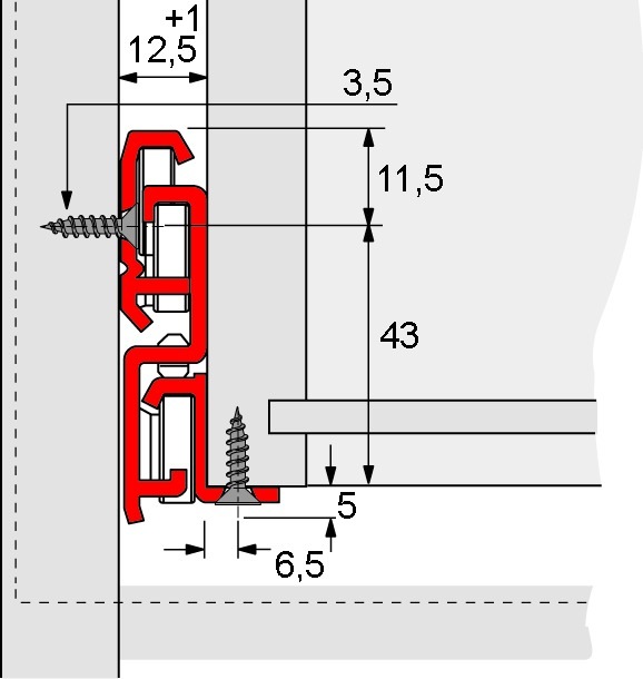 Produktbild Hettich Fr 6142/400