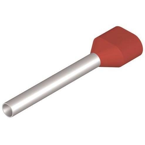 Weidmüller, Kabelverbindung, H1,0/25D ZH RT Aderendhülse 1qmm 18mm 9037460000