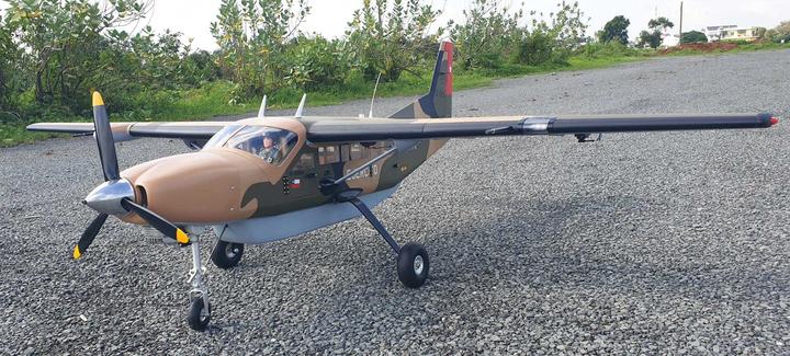 Immagine prodotto Seagull Models cessna 208 grand caravan ex 85" 45cc "military" (Elicottero in scala)