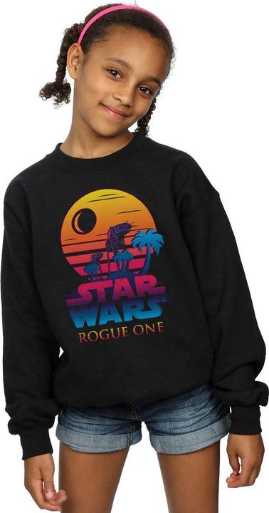 Produktbild Star Wars Rogue One Logo Sunset Sweatshirt Mädchen (128)