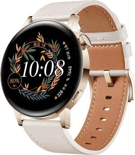 Actual product image Huawei Fluoroelastomer Strap (Glacier White) 22m, for Watch GT Series (42mm) WATCH 3 Series, EasyFit (Fluoroelastomer, Huawei)