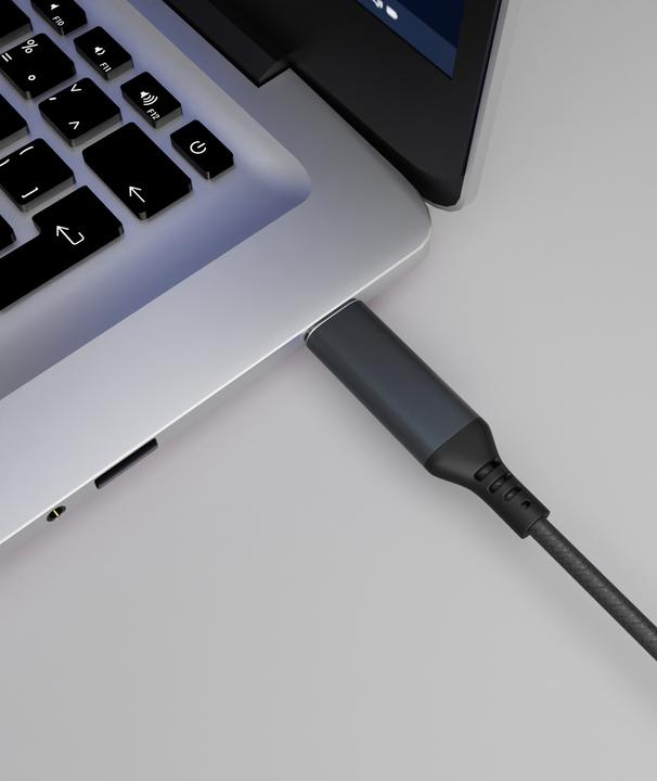 Produktbild Smrter USB-C® Kabel USB 2.0 USB-C® Stecker, USB-C® Stecker 2 m Anthrazit mit OTG (2 m, USB 2.0, 100 W)