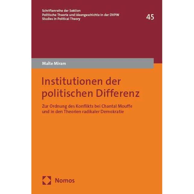 Institutionen der politischen Differenz, Fachbücher von Malte Miram