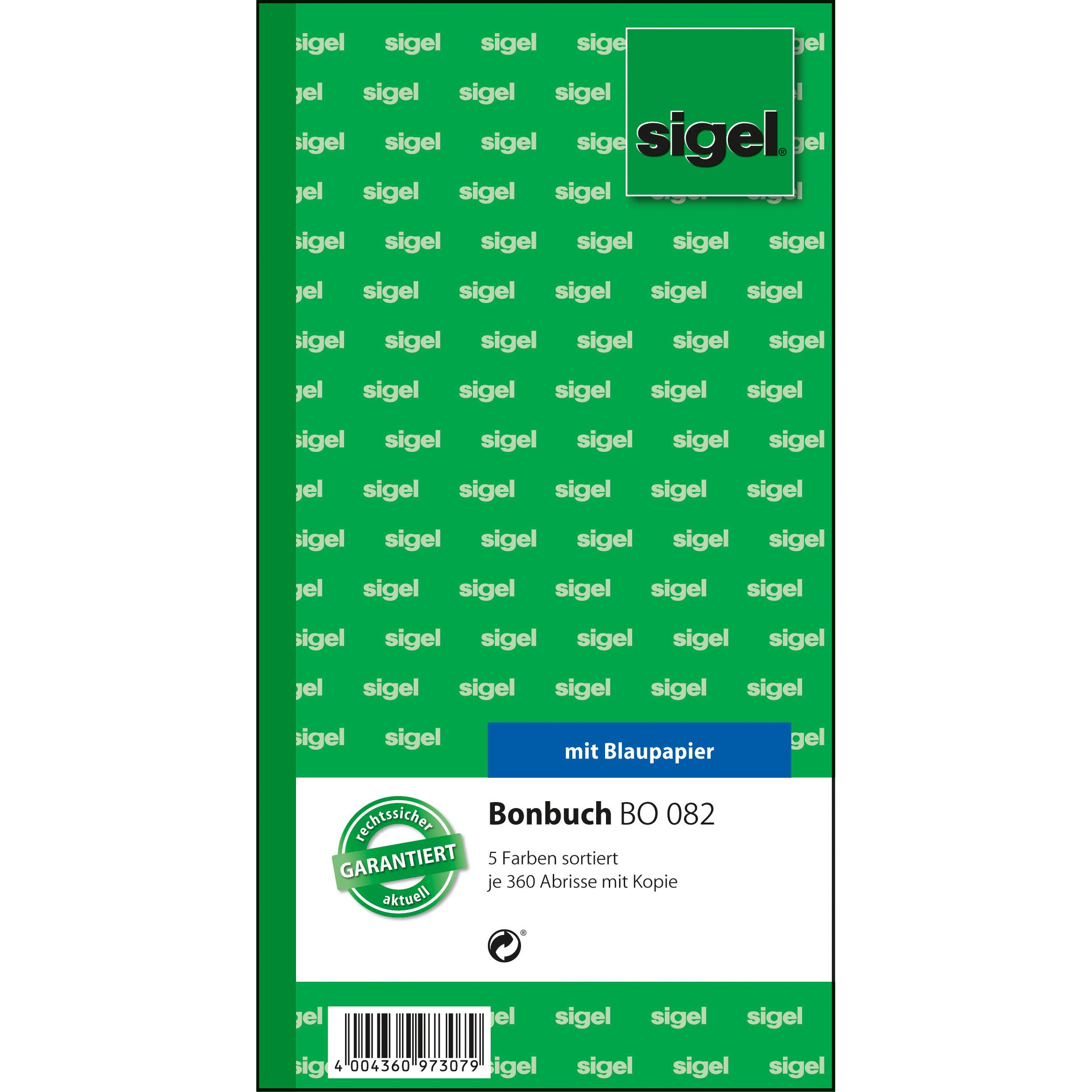 Thumbnail - Sigel, Formular, Bonbuch, 5x 360 Abrisse (360 x)
