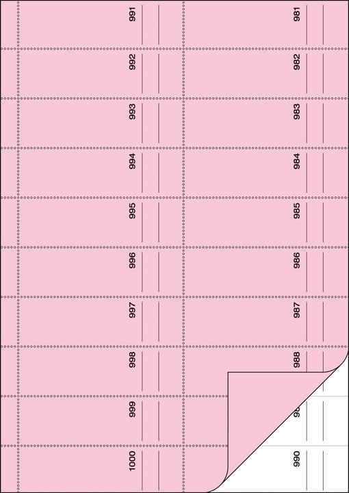 Produktbild Sigel Bonbuch, 1000 Abrisse (1000x)